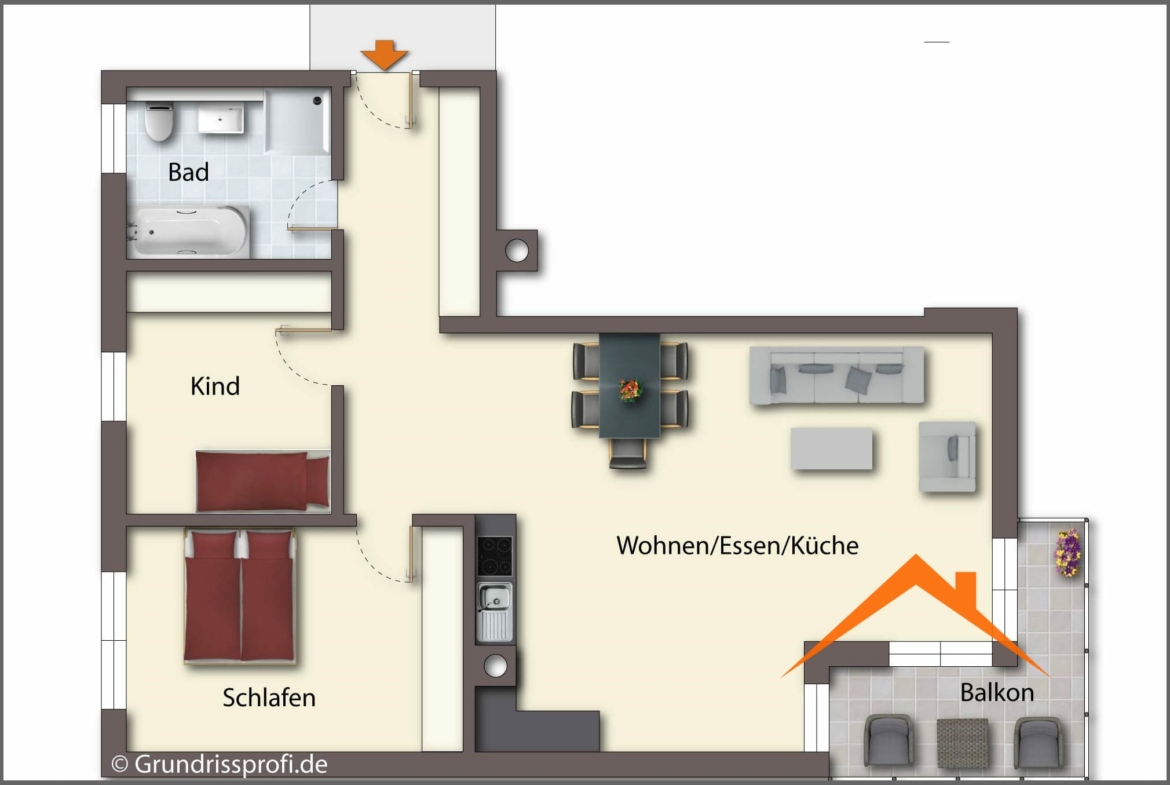 Whg. 3 OG Rechts