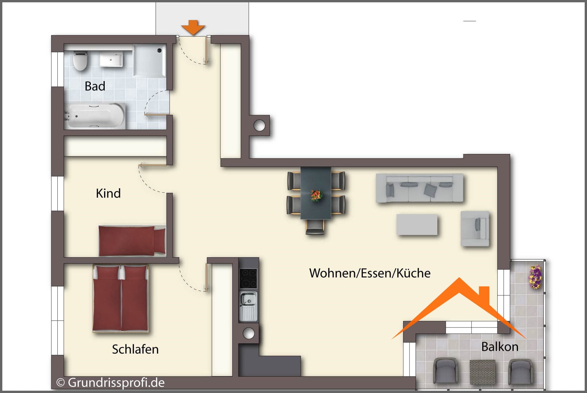 Whg. 3 OG Rechts