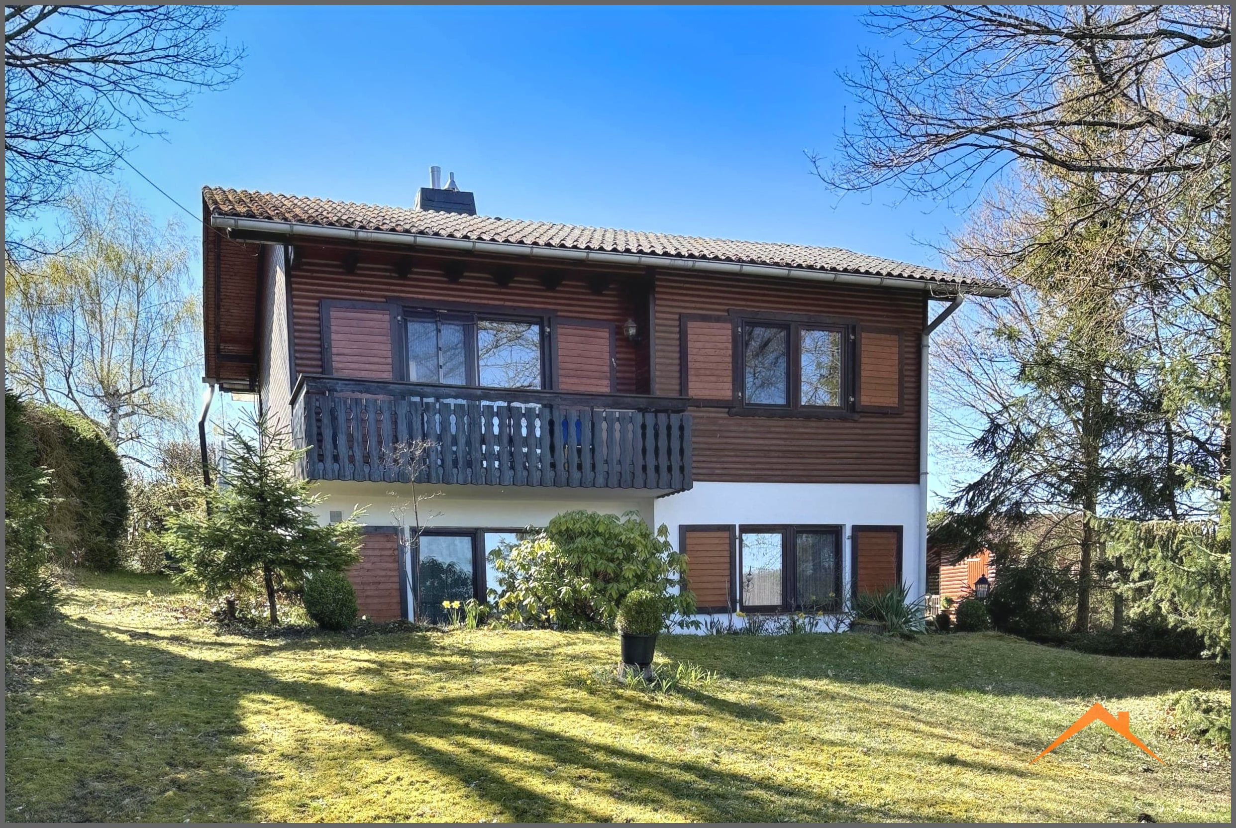 Objektansicht Blick vom Garten