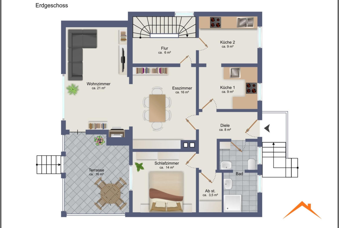 Grundriss EG 