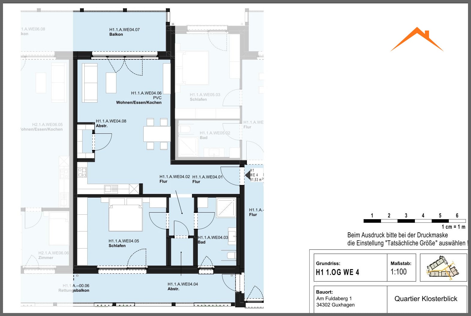 Wohnen mit Zukunft (Exemplarisch) – 91m2